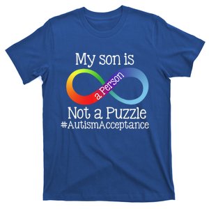 People Not Puzzles Autism Mom Mama Son Cool Gift T-Shirt