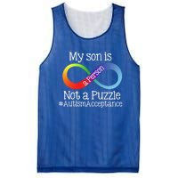 People Not Puzzles Autism Mom Mama Son Cool Gift Mesh Reversible Basketball Jersey Tank