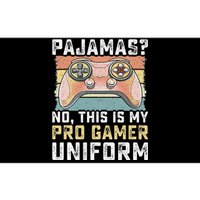 Pajamas No Pro Gamer Funny Video Games Teens Gaming Bumper Sticker