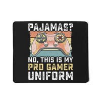 Pajamas No Pro Gamer Funny Video Games Teens Gaming Mousepad