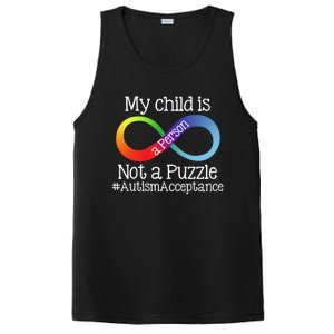 People Not Puzzles Autism Mom Mama Dad Son Gift PosiCharge Competitor Tank