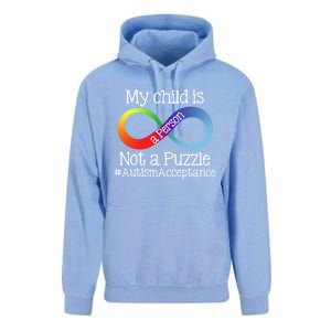 People Not Puzzles Autism Mom Mama Dad Son Gift Unisex Surf Hoodie