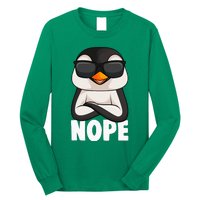 Penguin Nope Long Sleeve Shirt