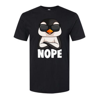 Penguin Nope Softstyle CVC T-Shirt