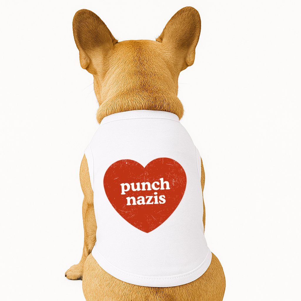 Punch Nazis Doggie Tank