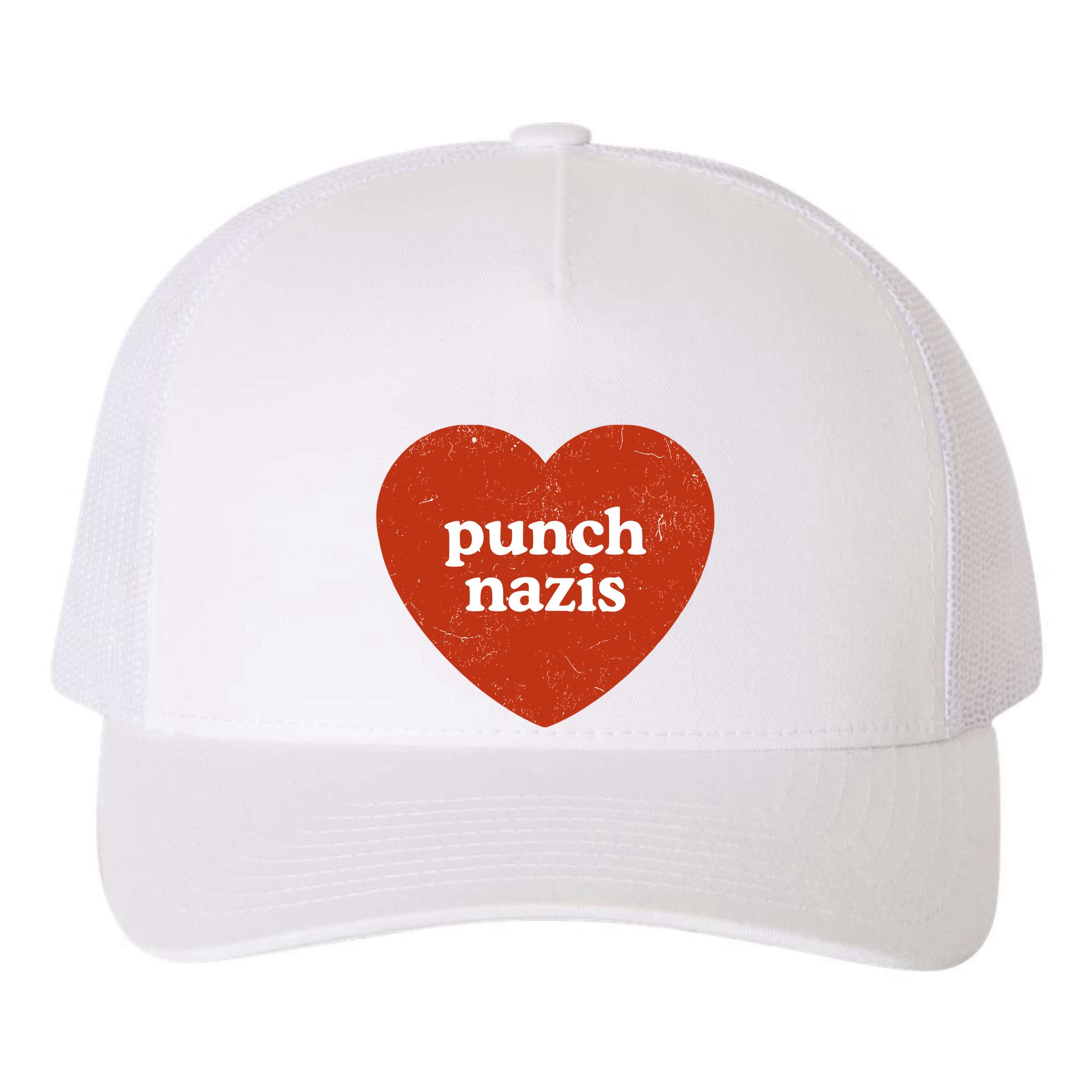 Punch Nazis Yupoong Adult 5-Panel Trucker Hat