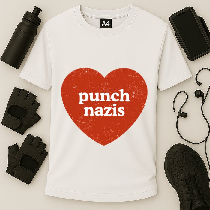 Punch Nazis Cooling Performance Crew T-Shirt