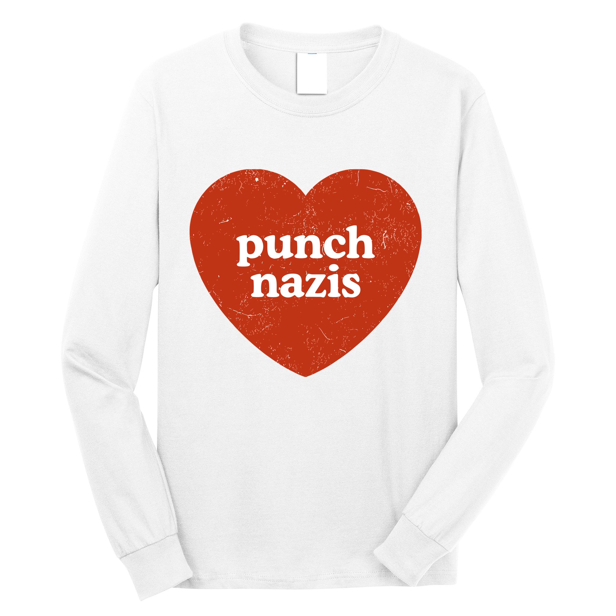 Punch Nazis Long Sleeve Shirt