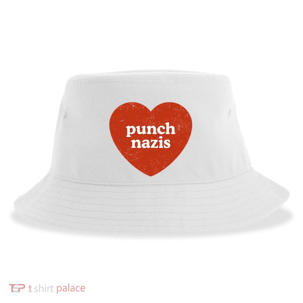 Punch Nazis Sustainable Bucket Hat