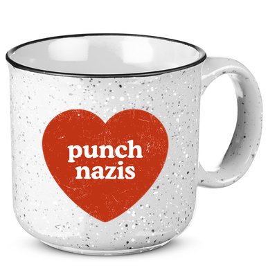 Punch Nazis 15oz Campfire Ceramic Mug