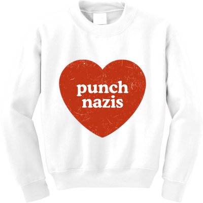 Punch Nazis Kids Sweatshirt