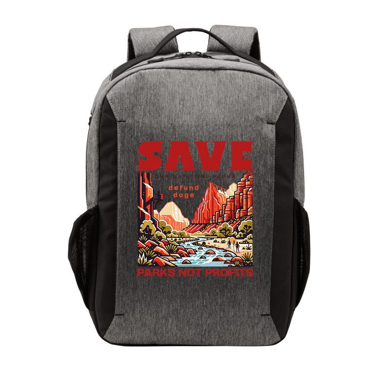 Protect National Parks Parks Over Profits Save Our Parks Vector Backpack