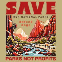 Protect National Parks Parks Over Profits Save Our Parks T-Shirt