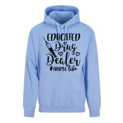 Pediatric Nurse Practitioner Gift Educated Drug Dealer Nurse Unisex Surf Hoodie