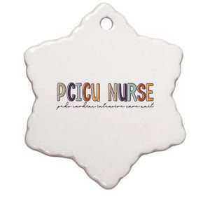 Pcicu Nurse Pediatric Cardiac Intensive Care Unit Gift Ceramic Star Ornament