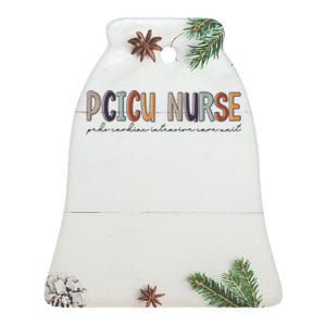 Pcicu Nurse Pediatric Cardiac Intensive Care Unit Gift Ceramic Bell Ornament