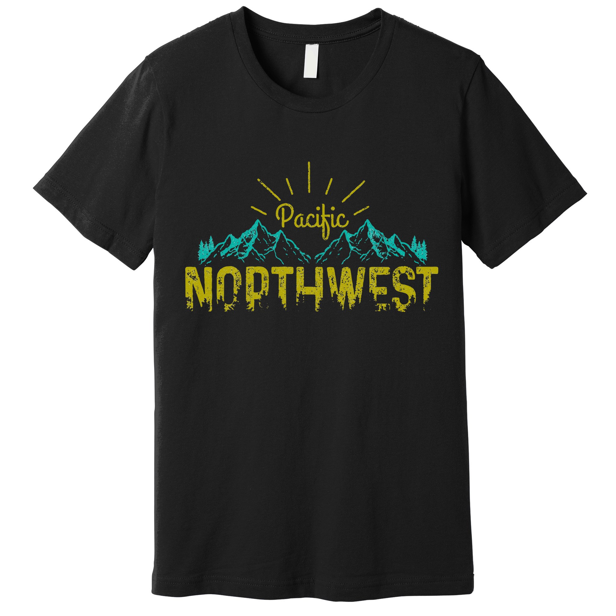 Pacific Northwest PNW Vintage Oregon Washington Gift Premium T-Shirt