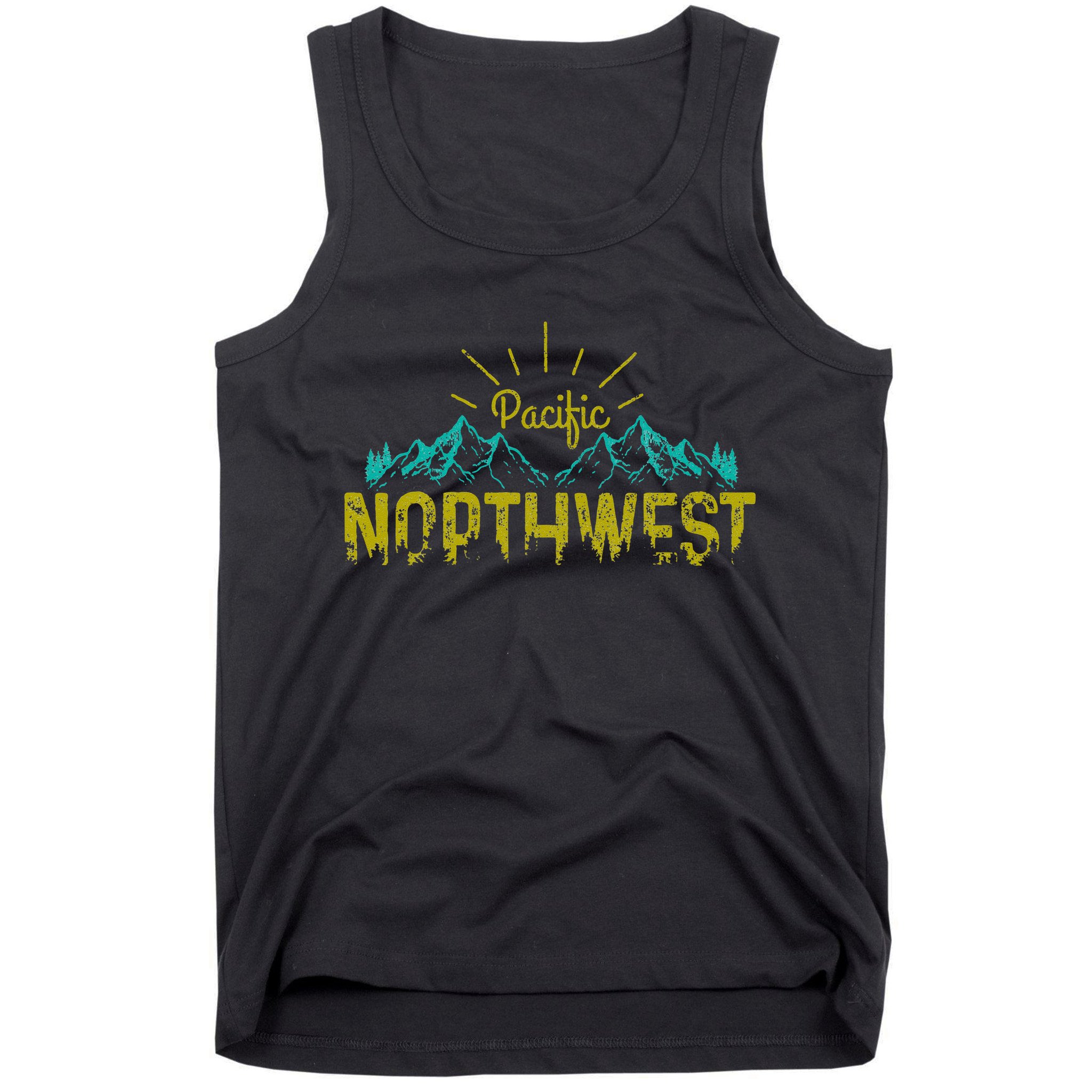 Pacific Northwest PNW Vintage Oregon Washington Gift Tank Top