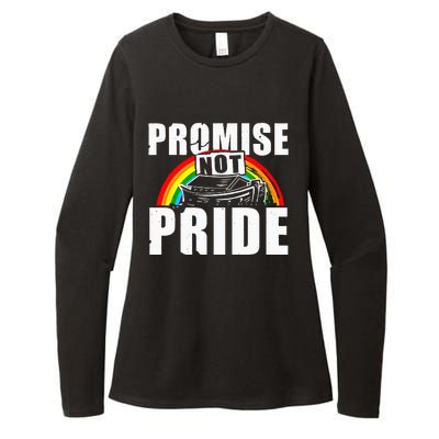 Promise Not Pride Womens CVC Long Sleeve Shirt