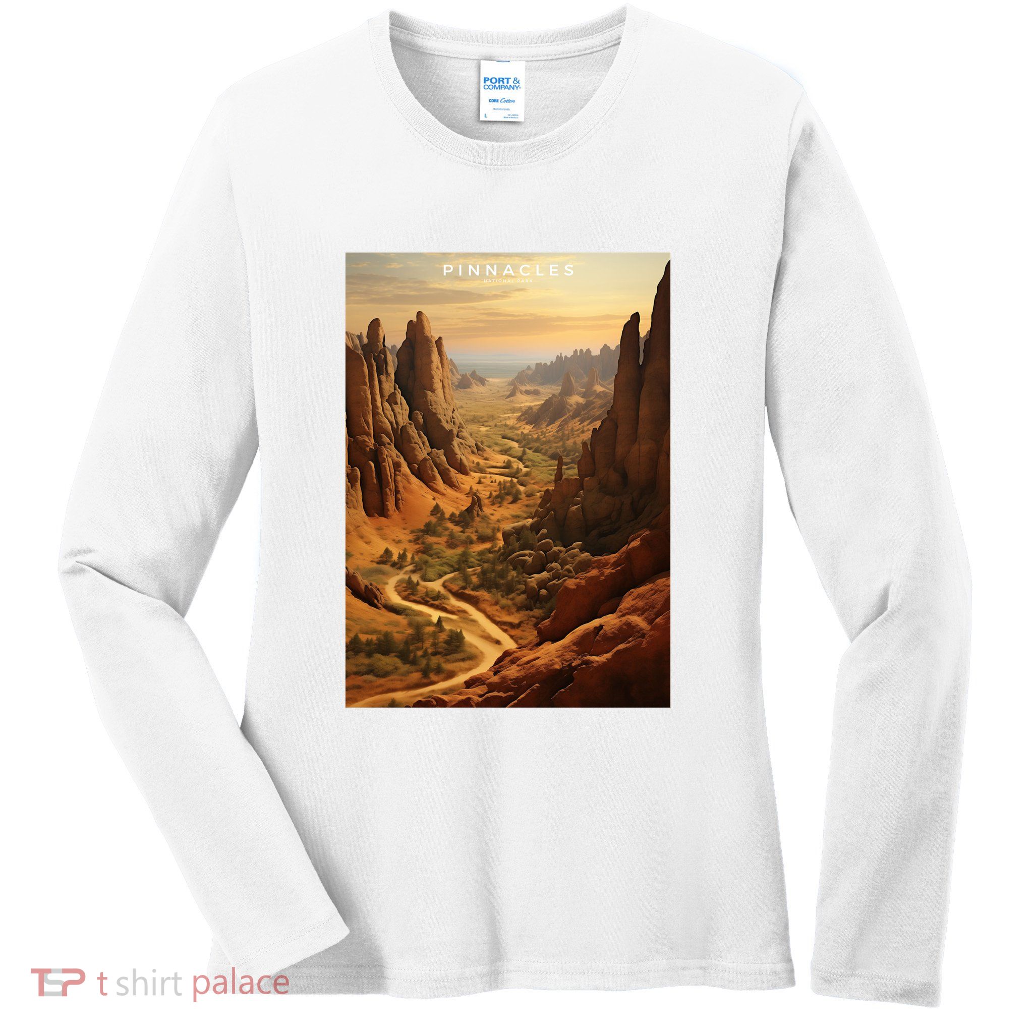 Pinnacles National Park Ladies Long Sleeve Shirt