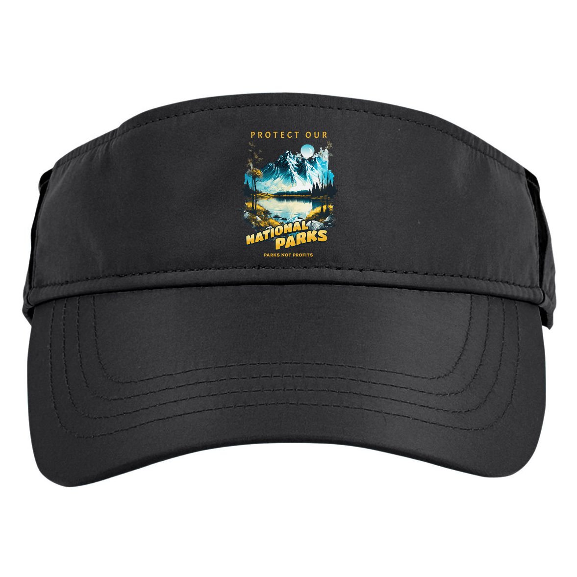 Protect National Parks Parks Over Profits Adult Drive Performance Visor
