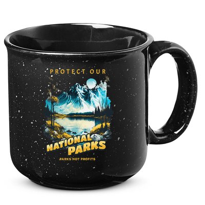 Protect National Parks Parks Over Profits 15oz Campfire Ceramic Mug