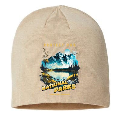 Protect National Parks Parks Over Profits Sustainable Beanie