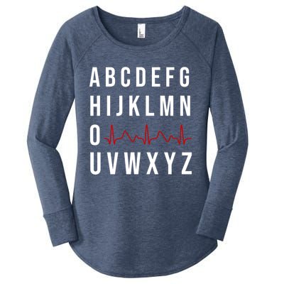 Pqrst Nurse Quote Nursing Practitioner Clinicals Lover Gift Women's Perfect Tri Tunic Long Sleeve Shirt