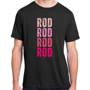 Personalized Name Rod I Love Rod Adult ChromaSoft Performance T-Shirt