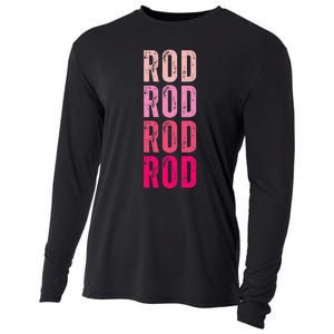 Personalized Name Rod I Love Rod Cooling Performance Long Sleeve Crew