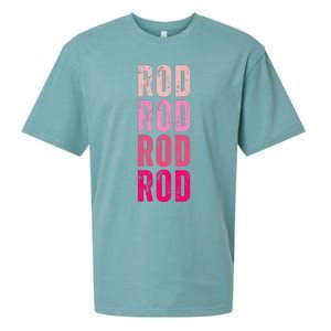 Personalized Name Rod I Love Rod Sueded Cloud Jersey T-Shirt