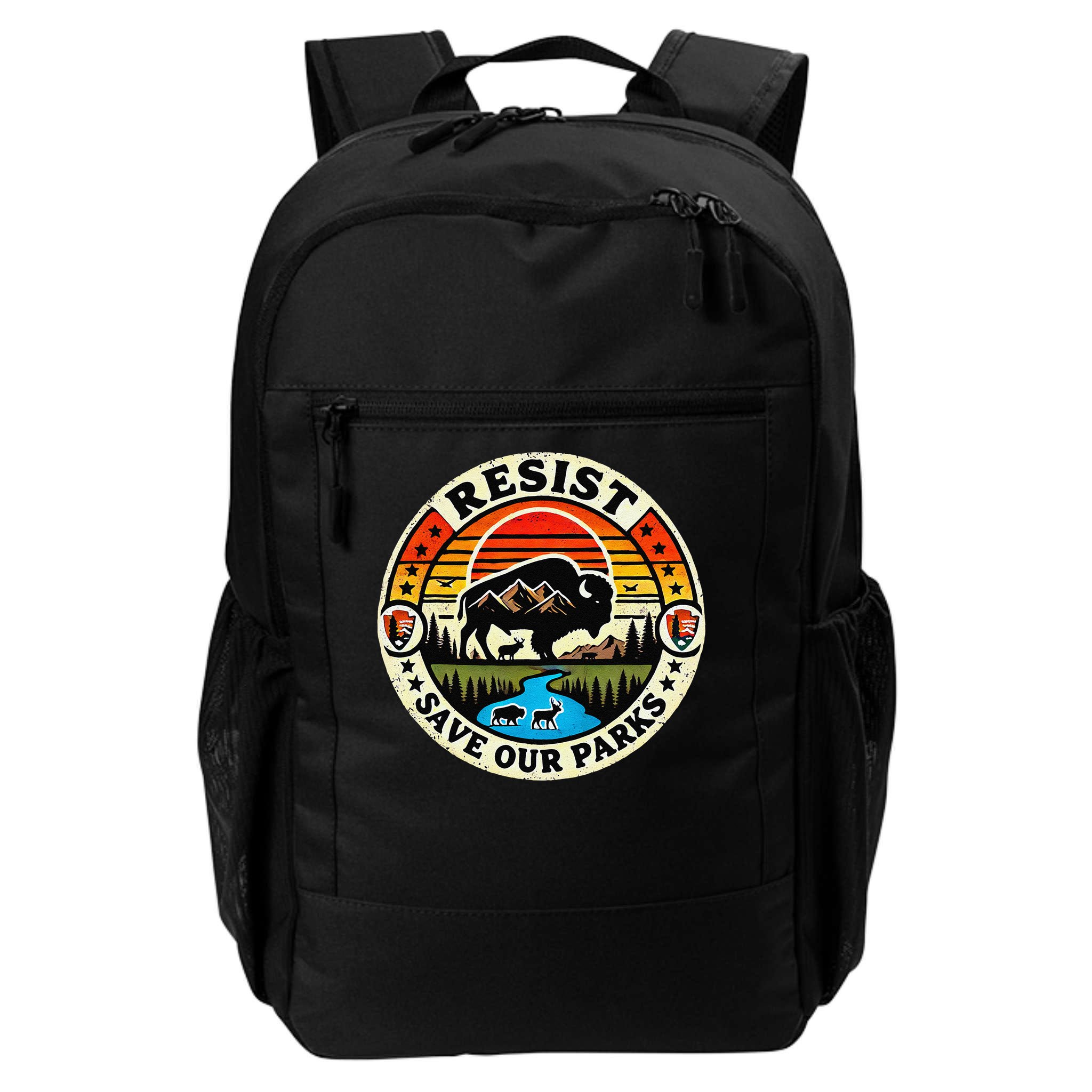 Protect Nature Resist  Save Our Parks Vintage National Park Backpack
