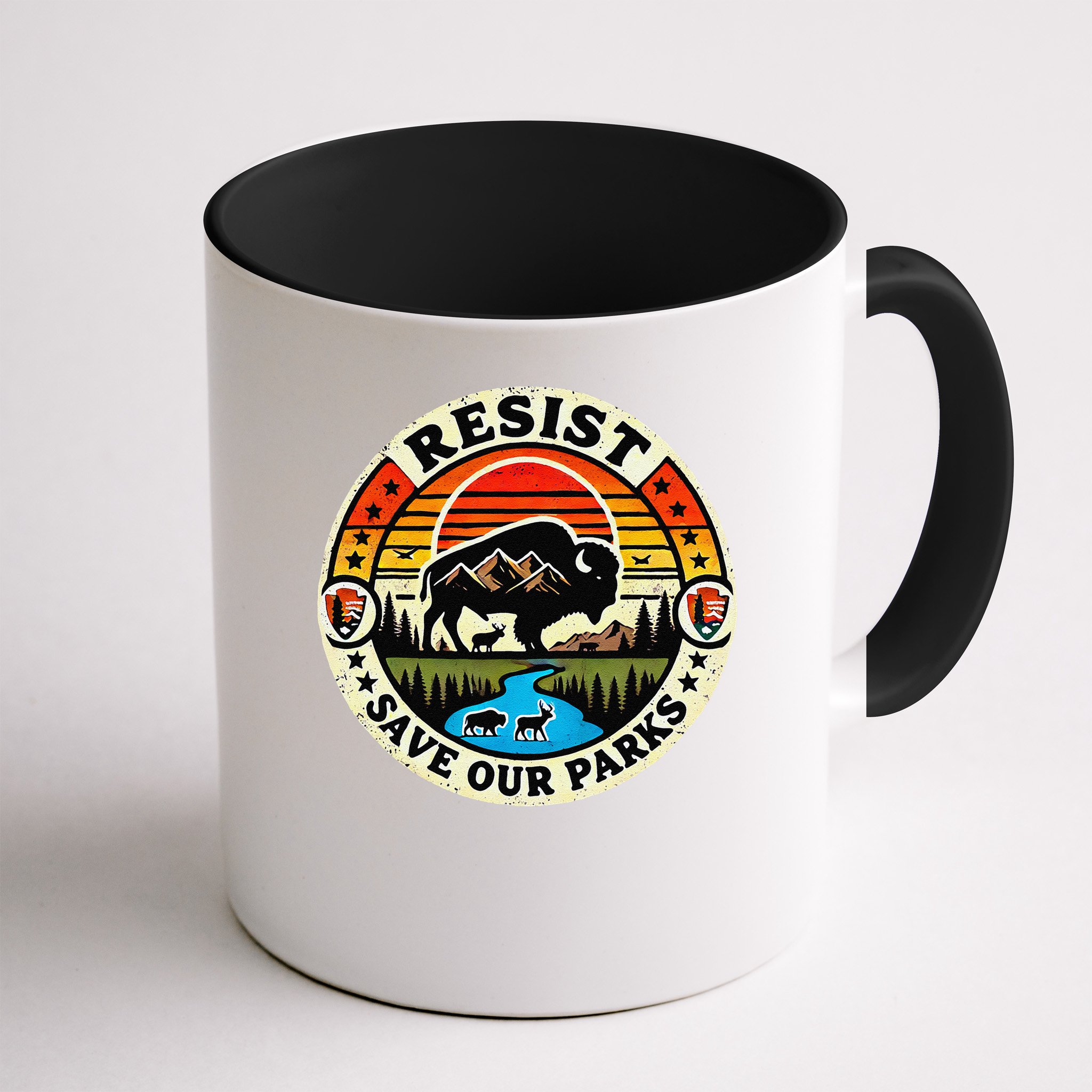 Protect Nature Resist  Save Our Parks Vintage National Park Mug
