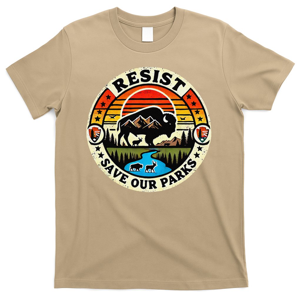 Protect Nature Resist  Save Our Parks Vintage National Park T-Shirt