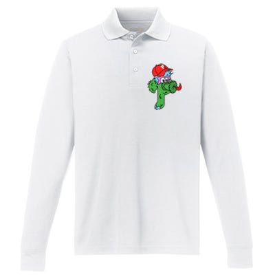 Proud Name Retro Phanatic Performance Long Sleeve Polo