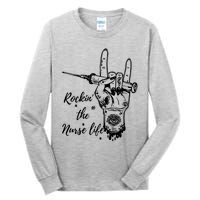 Profession Nurse Rock N Roll Tattoo Tall Long Sleeve T-Shirt