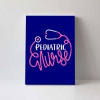 Pediatric Nurse Stethoscope Pediatrician Nursing Student Funny Gift Canvas