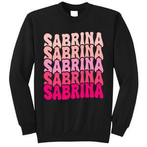 Personalized Name Sabrina I Love Sabrina Groovy 80S Sweatshirt