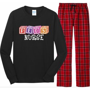 Pediatrician Nursing Student Np Pediatric Rn Peds Nurse Gift Long Sleeve Pajama Set