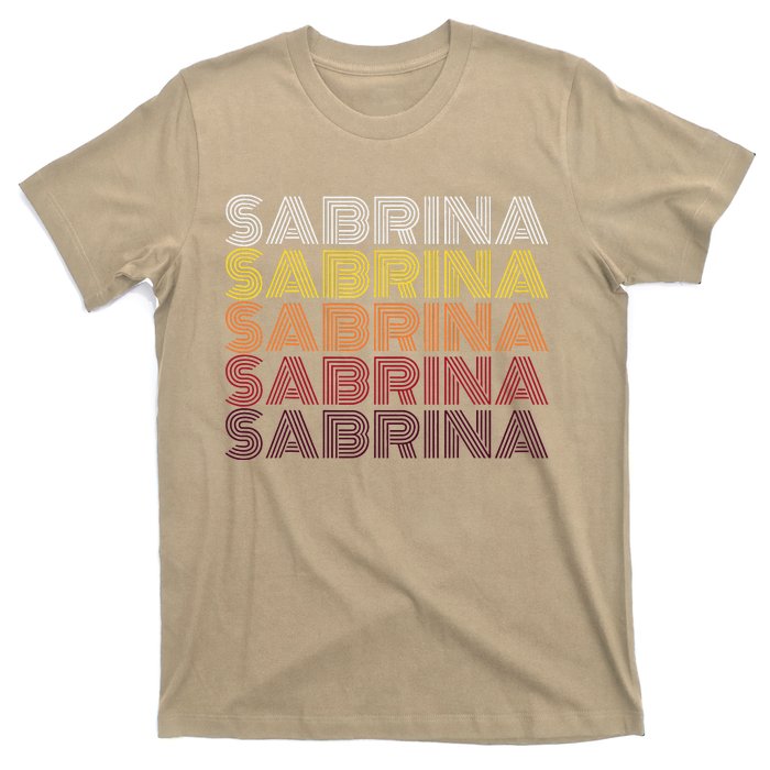 Personalized Name Sabrina Vintage Sabrina Retro T-Shirt