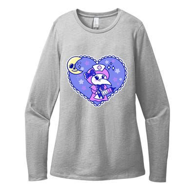 Plague Nurse Soft Goth Pastel Goth Aesthetic Kawaii Alt Gift Womens CVC Long Sleeve Shirt