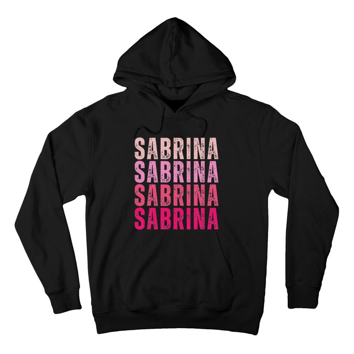 Personalized Name Sabrina I Love Sabrina Vintage Hoodie