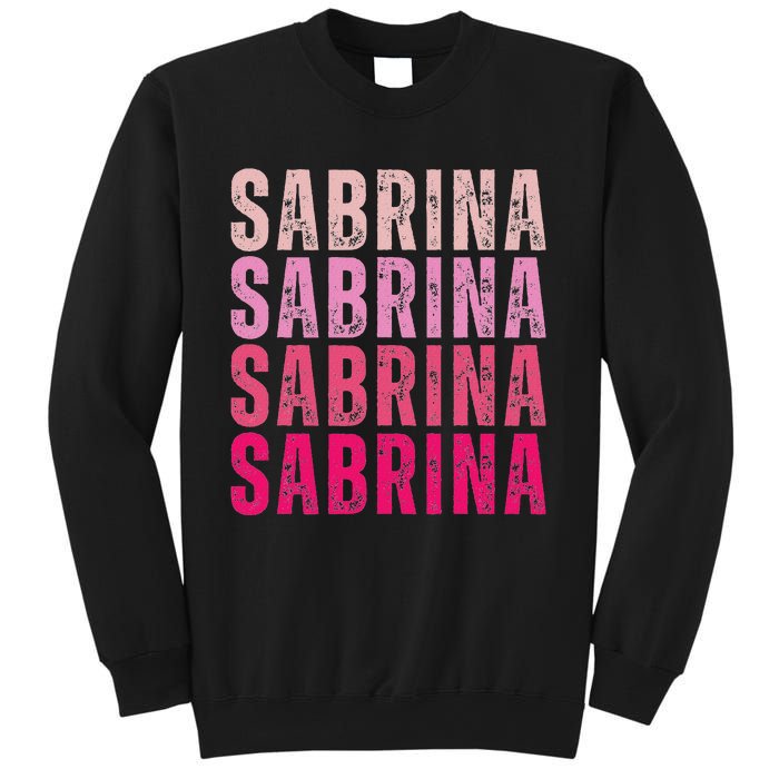 Personalized Name Sabrina I Love Sabrina Vintage Sweatshirt