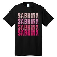 Personalized Name Sabrina I Love Sabrina Vintage Tall T-Shirt