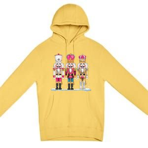 Pin.K Nutcracker Squad Xmas Funny Christmas Premium Pullover Hoodie