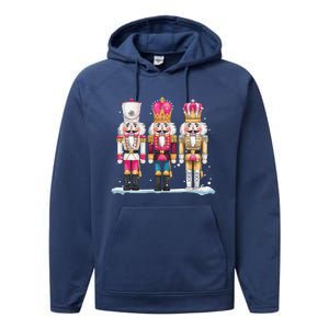 Pin.K Nutcracker Squad Xmas Funny Christmas Performance Fleece Hoodie