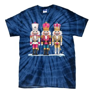 Pin.K Nutcracker Squad Xmas Funny Christmas Tie-Dye T-Shirt