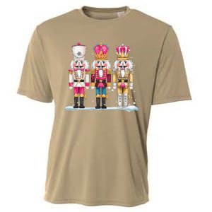 Pin.K Nutcracker Squad Xmas Funny Christmas Cooling Performance Crew T-Shirt