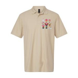 Pin.K Nutcracker Squad Xmas Funny Christmas Softstyle Adult Sport Polo