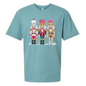 Pin.K Nutcracker Squad Xmas Funny Christmas Sueded Cloud Jersey T-Shirt